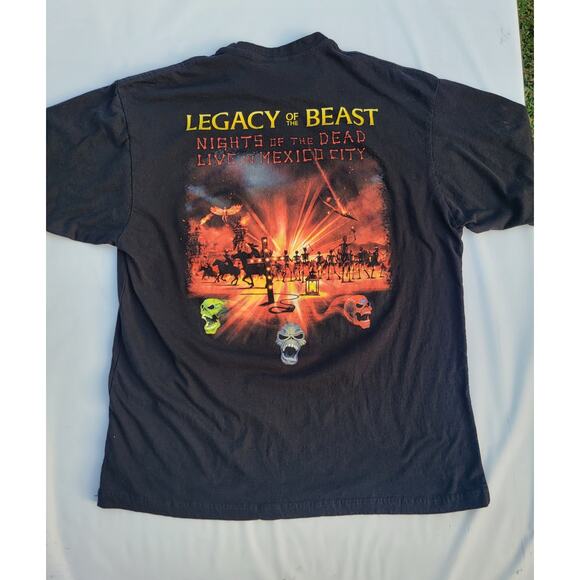 Iron Maiden Legacy Of The Beast Concert T-shirt Size Large - Picture 2 of 4
